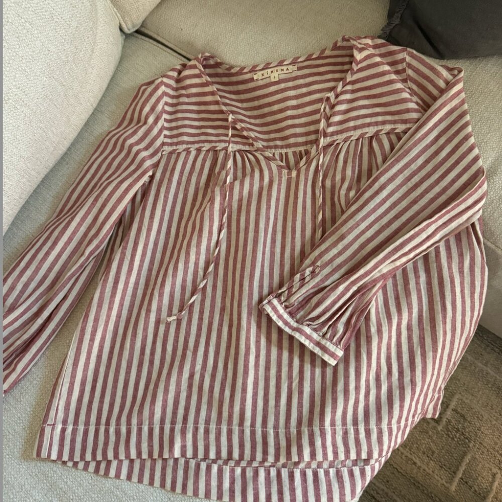 Xirena Linen Blouse, Size S